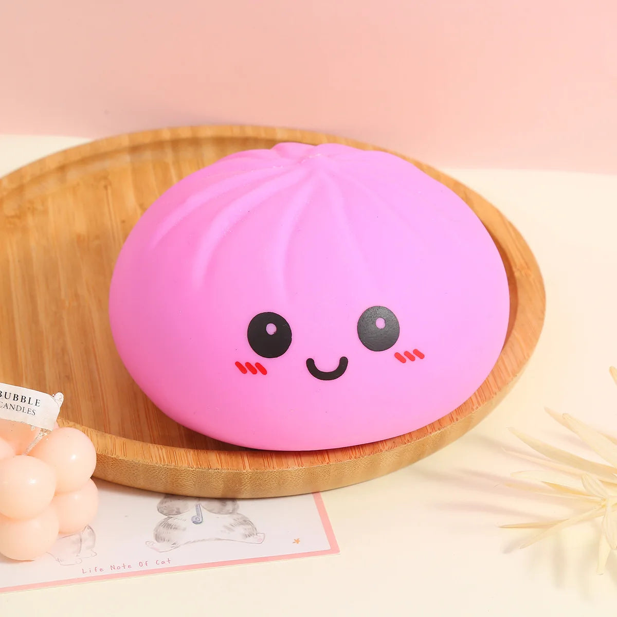 15cm Large Steamed Dumpling Sensory Squeeze Fidget Stress Relief DecompressionToy Soft Slow Dough Birthday Gift Home Sofa Decor