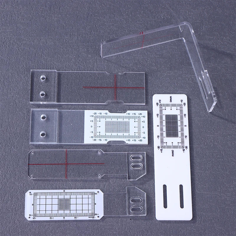 Clear Acrylic Crack Gauge Monitor Accurate Crack Monitoring Record Tool Crack Measuring Instrument For Monitoring Wall Cracks