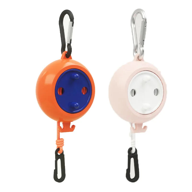 10m Clothesline Laundry Drying Rope Outdoor Clothes Line Windproof Anti-slip Retractable Cord for Hotel Camping accessories