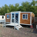 Detachable Container House with Bathroom 20 Feet Detachable Showroom Detachable Container House
