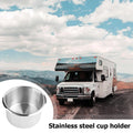 1pc Stainless Steel Cup Drinking Holder for Barge Marine Boat Car Truck Camper