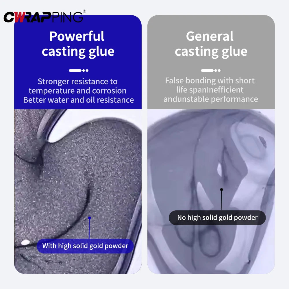 Welding Glue Metal Repair Adhesive Heat Resistance AB Sealant High Strength Plastic Repair Casting Adhesive Metal Plastic Wood