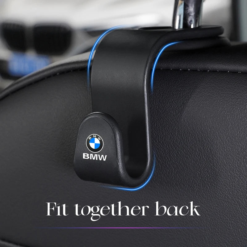 For BMW 1 3 5 7 series Car Seat back hook G20 G30 G01 G05 F48 F15 F30 F31 E46 E90 X1 X2 X3 X4 X5 X6 X7 Rear seat storage hooks
