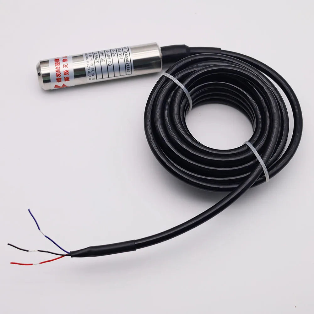 Submersible type liquid level sensor 4-20mA 0-5V 0-10V RS485 output 1m 2m 3m 4m 5m 6m 7m 8m 9m 10m 15m water level transmitter