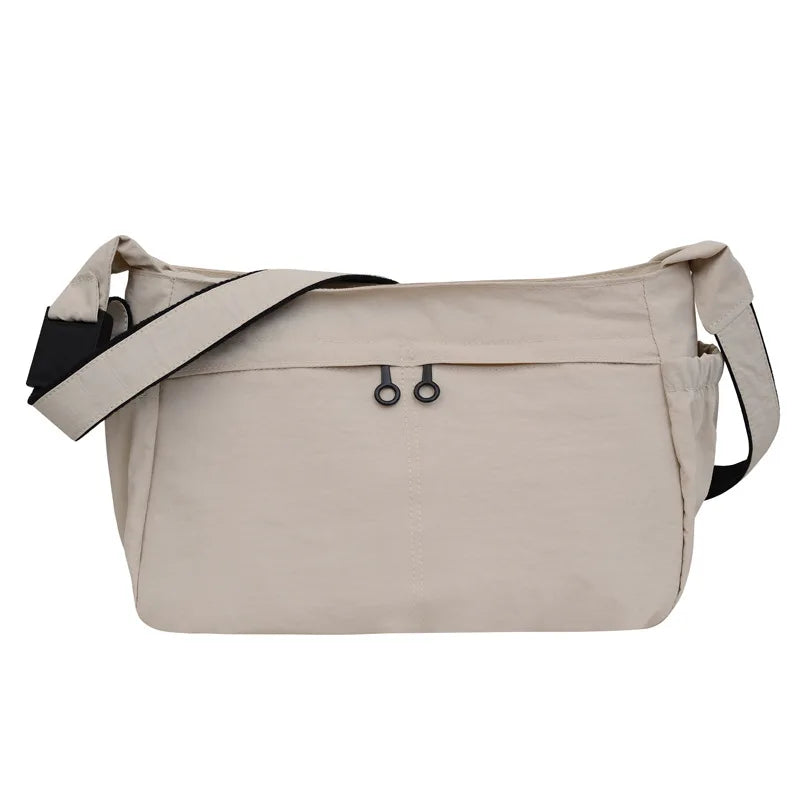 Waterproof Nylon Cloth Bag Large Capacity Tote Bag Fashion New Casual Sports Wind Single Shoulder Crossbody Bag Bag