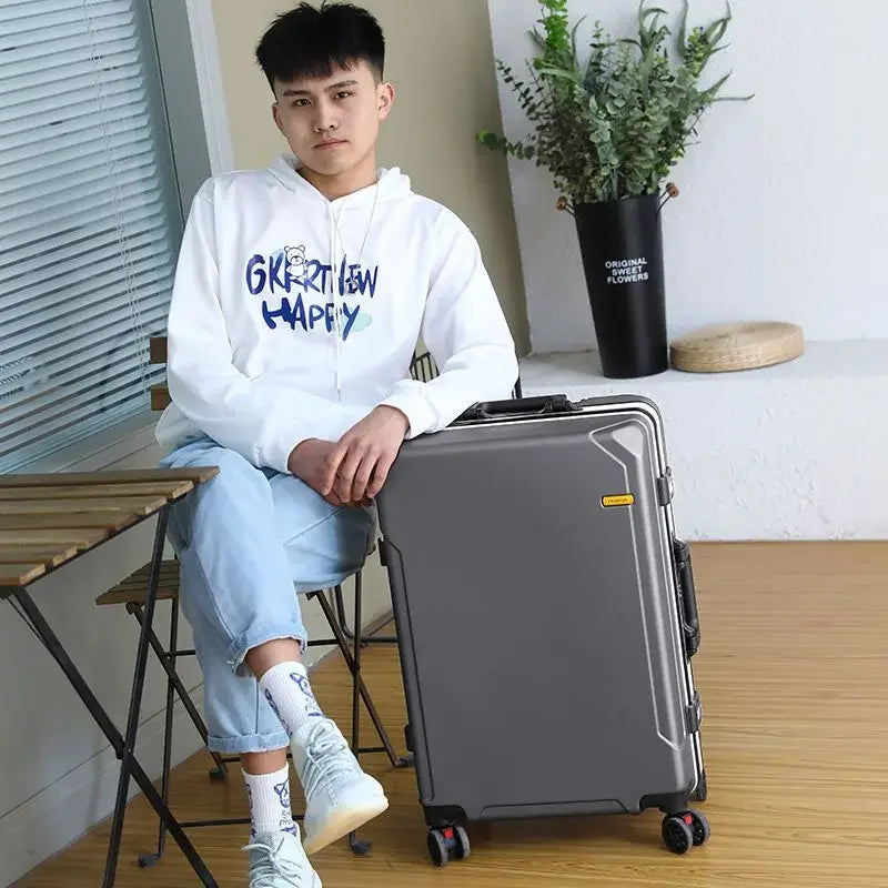 New passwords Travel Luggage Rolling Wheels Travel suitcases Universal silent wheel large size Business Trolley luggage valises