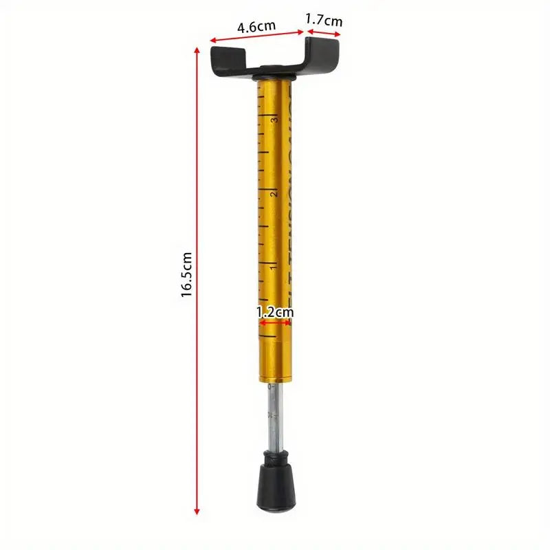 1Pc 10 Lb Belt Car Belt Tension Tool Adjustable with L Shaped Pad Motorcycle TL-1026-G Gauge Metal