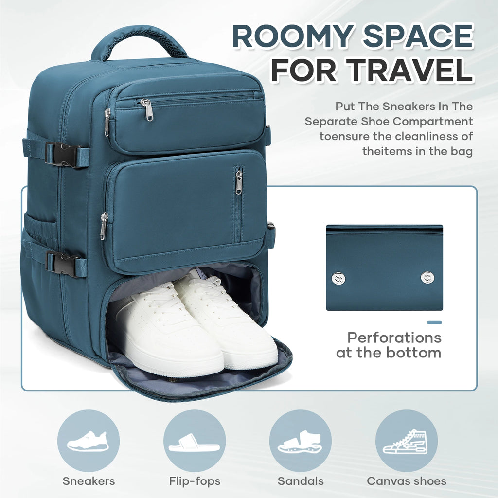 Ryanair Cabin Bag 40x30x20,  Travel Backpack For Women Men Business Laptop Bag, Hand Luggage Backpack Cabin Fly Bag, College Bag