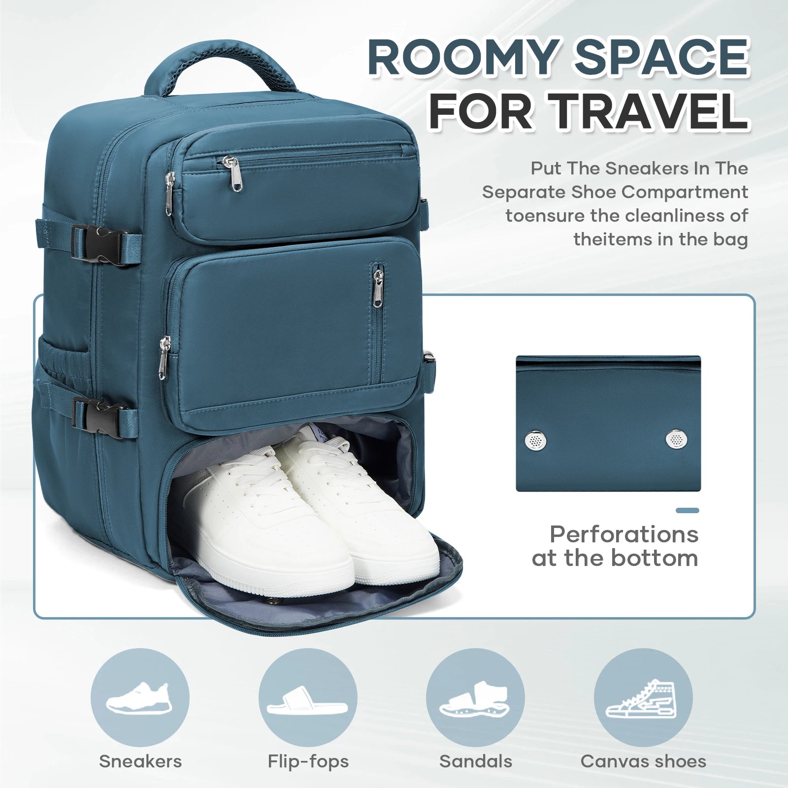 Ryanair Cabin Bag 40x30x20,  Travel Backpack For Women Men Business Laptop Bag, Hand Luggage Backpack Cabin Fly Bag, College Bag