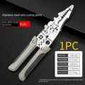 1/2/5pcs Wire Stripper Pliers Multitool, High Precision Electrical Crimper & Cutter, Ergonomic Non-Slip Hand Tools for Electricians, DIY Projects, Workshop Use, Practical Gift for Dad