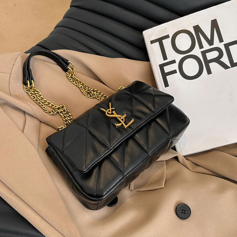 Genuine Leather Women Mini Square Bag New Arrival French Underarm Shoulder Crossbody Handbag Hot Sale iSaint Lucia, Rome, Poland