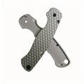 1 Pair Aluminum Alloy Knife Handle Scales for Spyderco C81 Para 2 Folding Knives