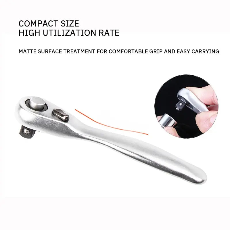 Mini Ratchet Wrench 72 Teeth Mini Spanner Quick Socket Screwdriver Hex Torque Wrenches Bicycle Bike Hand Repair Tools