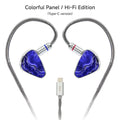 CVJ KIRA In Ear Monitors 10mm Dynamic Driver Earphones Strand Silver-Plated Braided HIFI IEM Cable 3.5MM/4.4MM/Type-c Optional