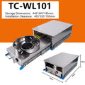Stainless Steel Outdoor Pull Out RV Gas Stove Slide Out Kitchen Cooktop for Camper Trailer Caravan Motorhome