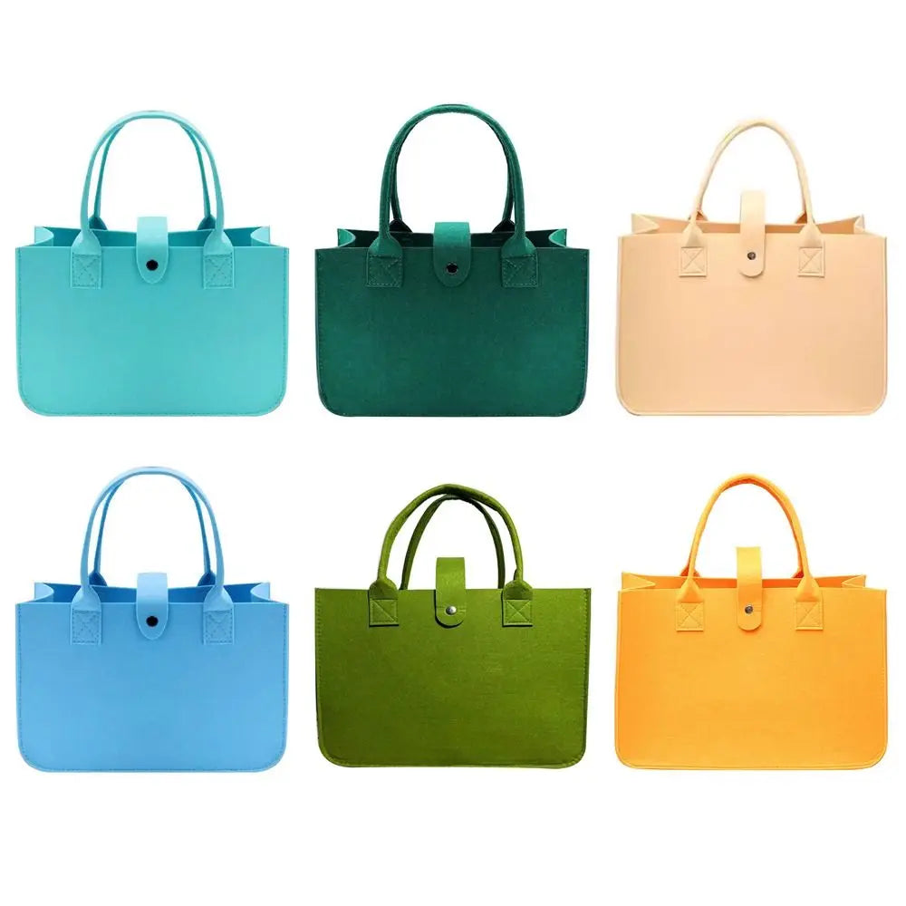 New Felt Felt Shoulder Bag Toy Sundries Large Capacity Messenger Bag Storage Organizer Crossbody Handbag Women