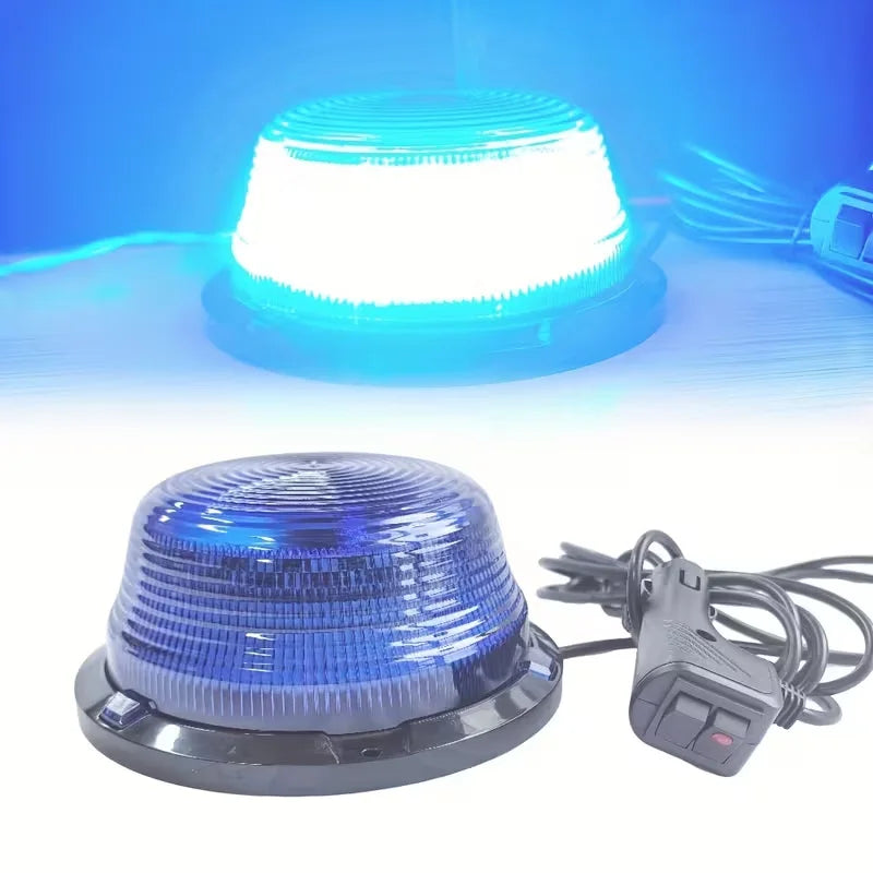 1/2pc Magnetic Flashing Yellow Emergency Lamp Safety Alert Light need AAA Battery Power for Outdoor Camping Road Safety Light