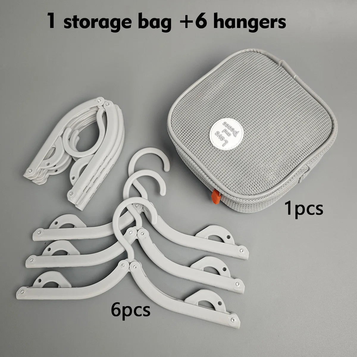 Bestseller Foldable Travel Clothes Hangers with Storage Bag, Portable Laundry Rack for Business Trip, Dorm & Household Use