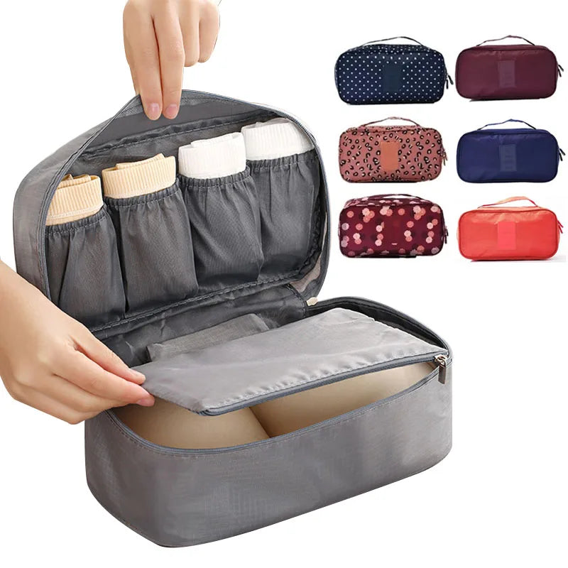 SNUGUG Portable Underwear Storage Bag Lightweight Dustproof Organizer Multifunctional Travel Container Bra Storage Bag