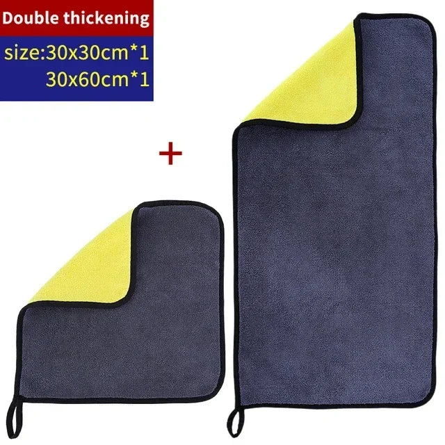 1/3/5Pcs Microfiber Towel Car Microfiber Wash Towel Microfiber Cleaning Cloth Car Wash Drying Towel Auto Detailing 30/40/60cm