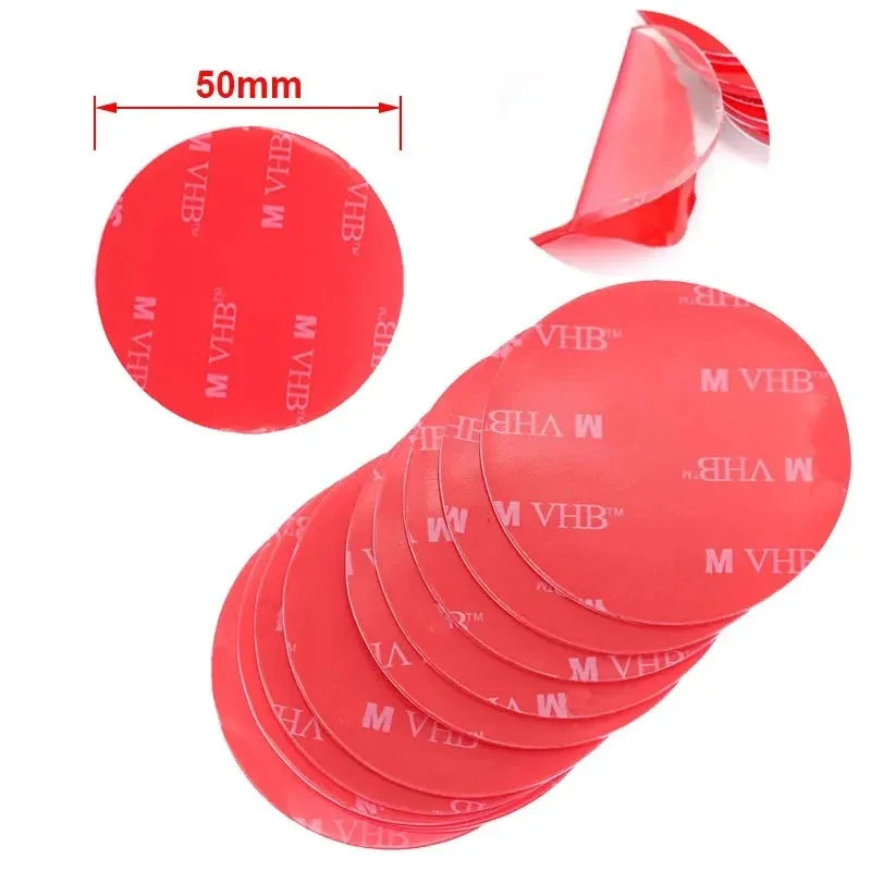 10pcs VHB Transparent Strong Double-sided Adhesive Fixed Ultra-thin Traceless High Temperature Resistant Car Etc Adhesive Sheet