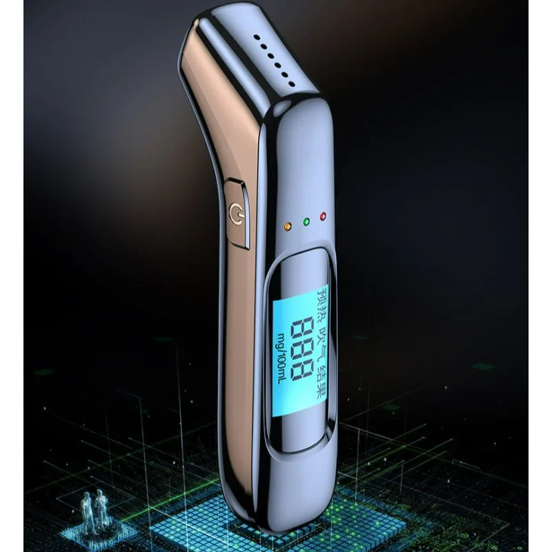 Diagnostic Tool Non-Contact Alcohol Breath Tester Alcoholmeter Tester LCD Screen Alcohol Detector Accuracy Breathalyzer New