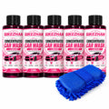 SIKEZHAN 3Pcs Car Wash Liquid with Microfiber Wash Mitt High Foam Auto Shampoo Vehicle Exterior Cleaner for Car Motorcycle Care