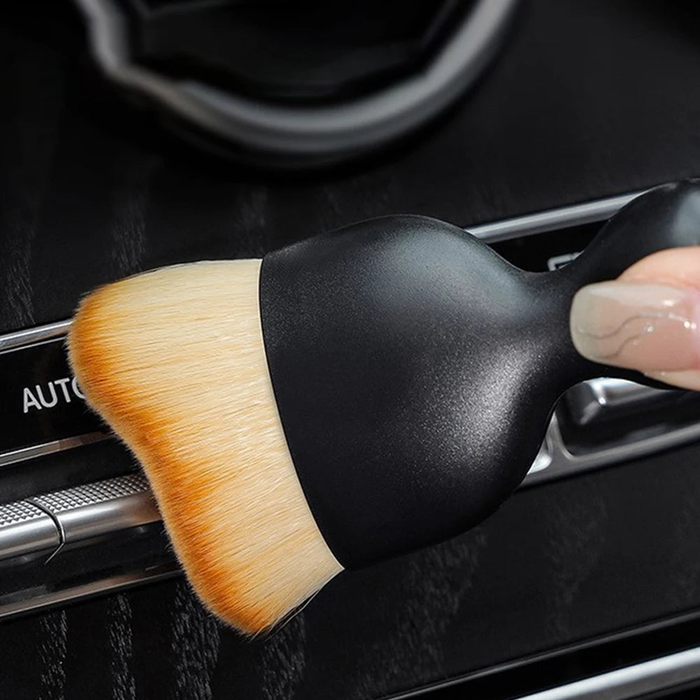 Car Interior Cleaning Brush Scratch Free Air Conditioning Outlet Cleaning Brush Soft Bristles Detailing Brush Car Cleaning Tool