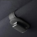 Universal Car Sunglasses Holder Magnetic Eyeglass Hanger Clip Magnetic Leather Eyeglass Hanger Clip Car Decoration Accessories