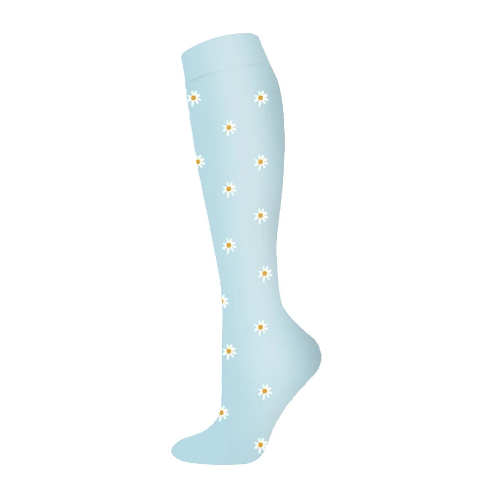 Men Women Compression Sock for Leggings Breathable Running Pressure Soccer Adult Edition Network Pressure Nurse Socks