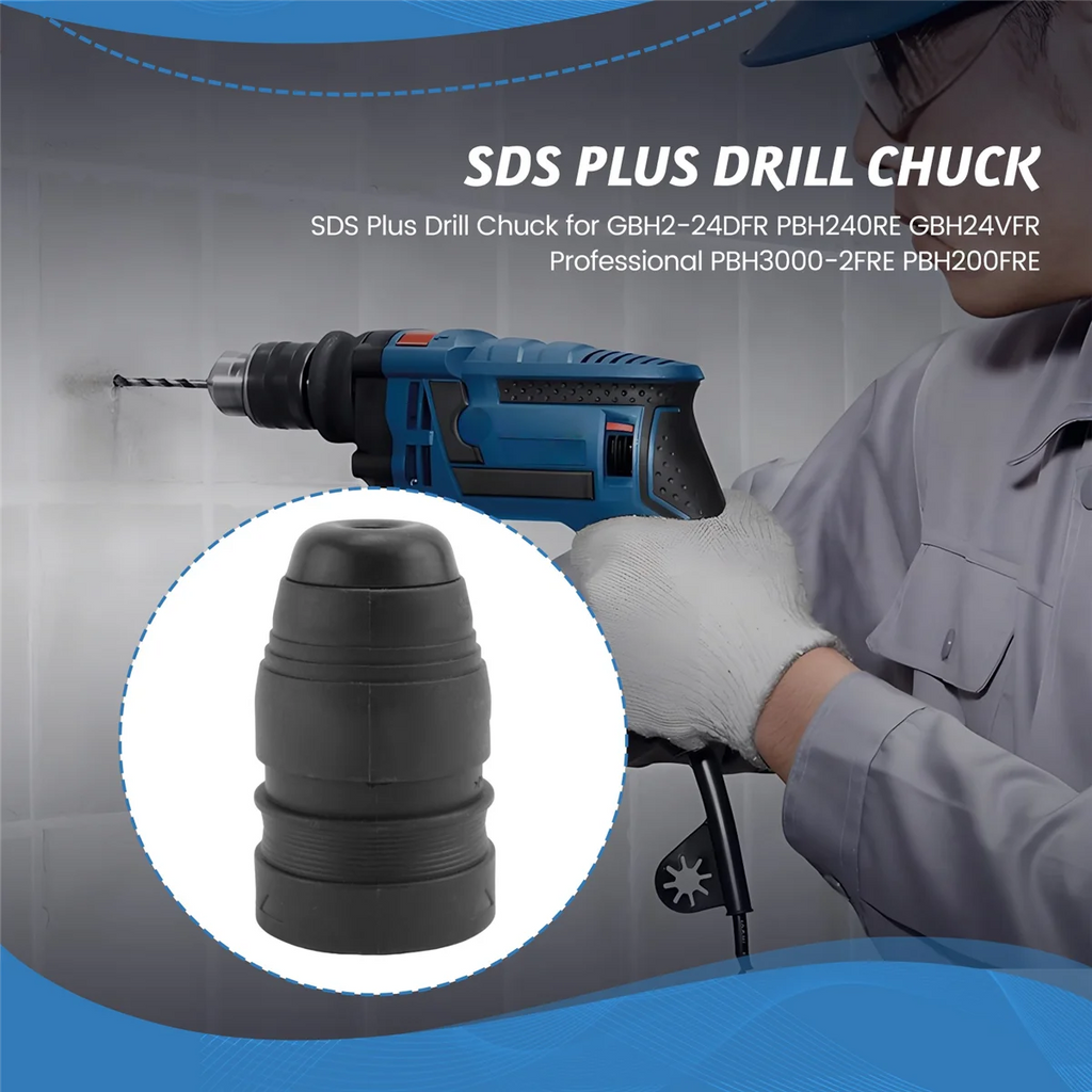 SDS Plus Drill Chuck for Bosch GBH2-24DFR PBH240RE GBH24VFR Professional PBH3000-2FRE PBH200FRE CX