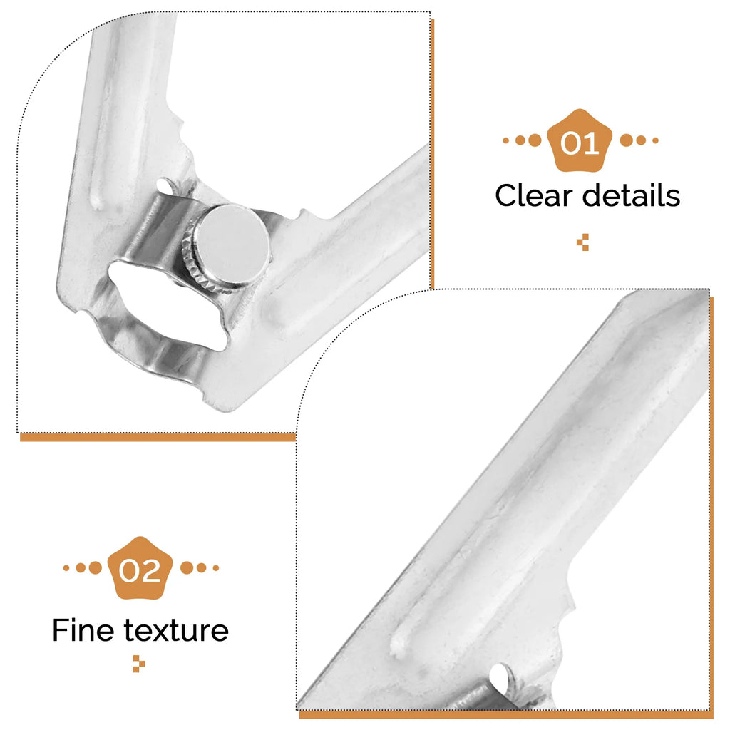 2pcs Rotisserie Spit Stainless Steel Bbq Forks Kitchen Gadget Roasting Tools Chicken Grills Meat Forks Cooking Accessories