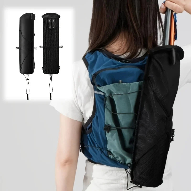 Lightweight Hiking Pole Storage Bag,Travel Foldable Trekking Pole Pouch, Backpack Attachment For Hiking, Camping & Outdoor
