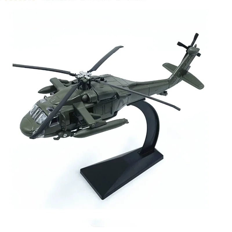 Diecast 1/64 Scale UH-60 UH60 Helicopter Air Millitary Model USAF Fighter Aircraft Airplane Model Souvenir Collection Toy Gift
