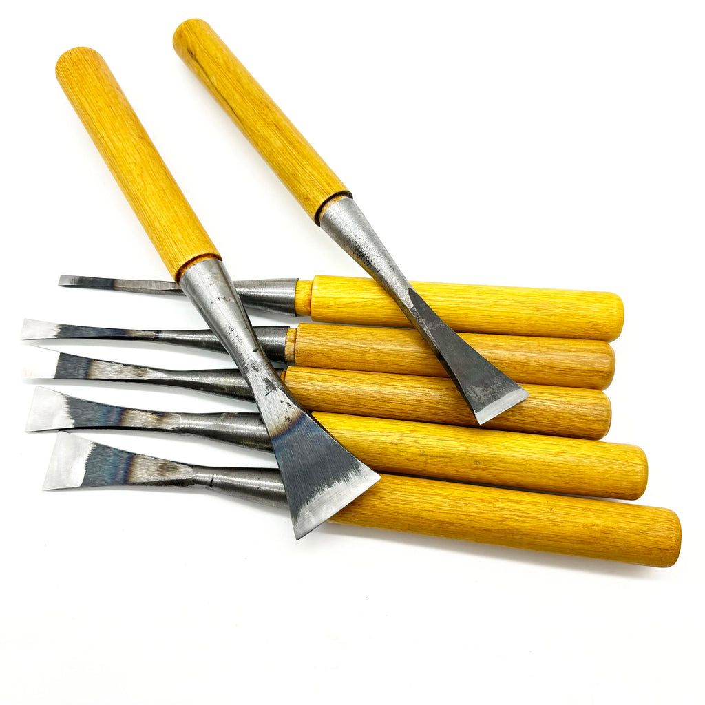 5-40mm Hand Wood Carving Flat Knives General Details Root Chisel Handmade