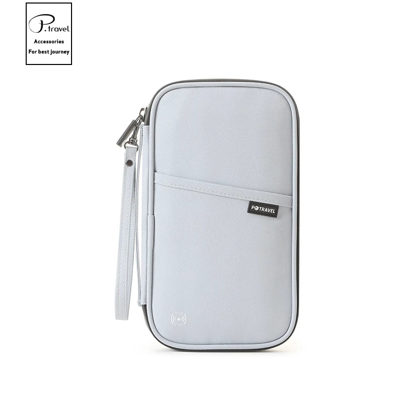 RFID Travel Passport Holder Waterproof Document Organizer Wallet Large Capacity Ticket Card Bag for Men Women Family Trip