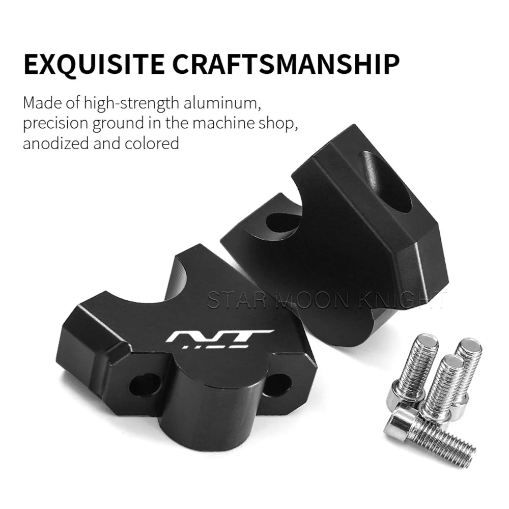 Motorcycle Handlebar Riser Clamp For NT 1100 NT1100 2022 2023 2024 Accessories Handle Bar CNC Aluminum Lift Mount