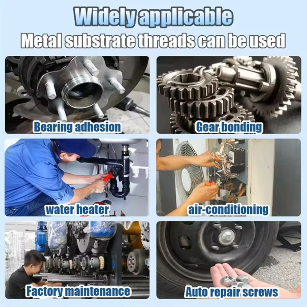 JXVX 271 243 threadlocker, high to medium strength thread locking agent, anaerobic adhesive, waterproof screw glue, non-slip.