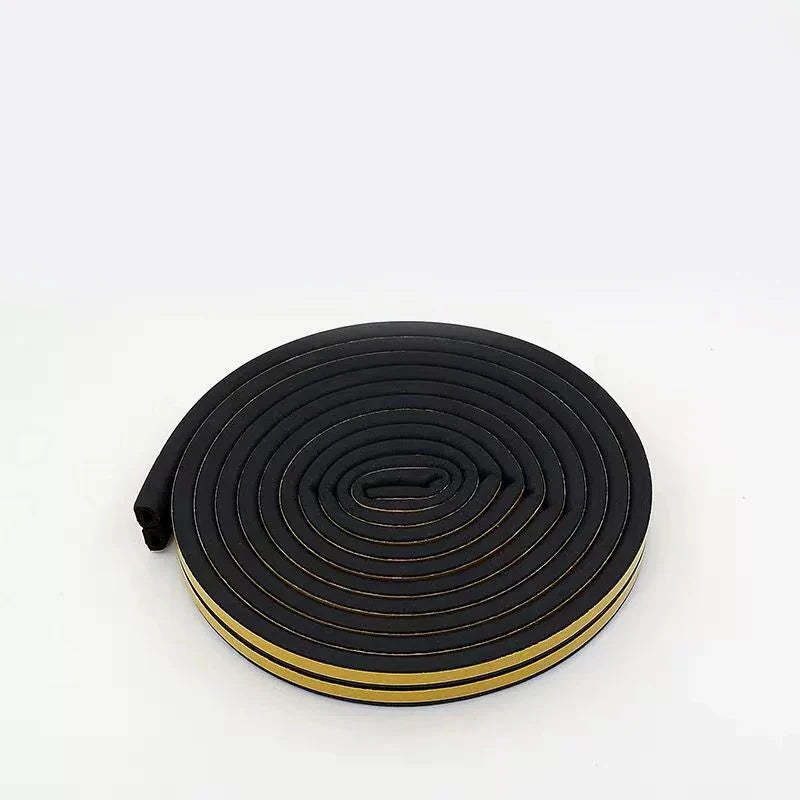 10m/20M/30M Weather Door Seal Diep Stripping Self-adhesive Draft Stopper Tape Window Weather Insulation Noise Rubber Sealing