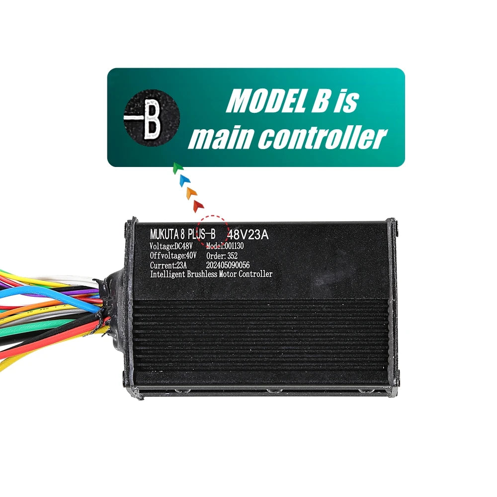 Original Intelligent Brushless Motor Controller Only for MUKUTA 8 PLUS Dual-Motor Electric Scooter 48V Main & Sub Control System