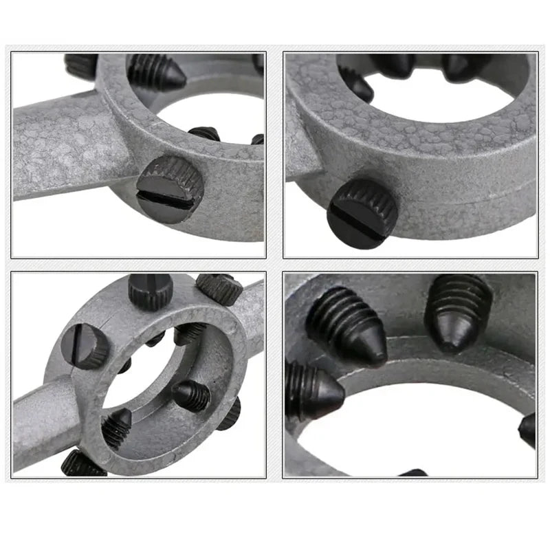 Round Die Wrench Adjustable Manual Die Wrench Holder Circular Die Handle Hand Tool For Dies Threading Tools