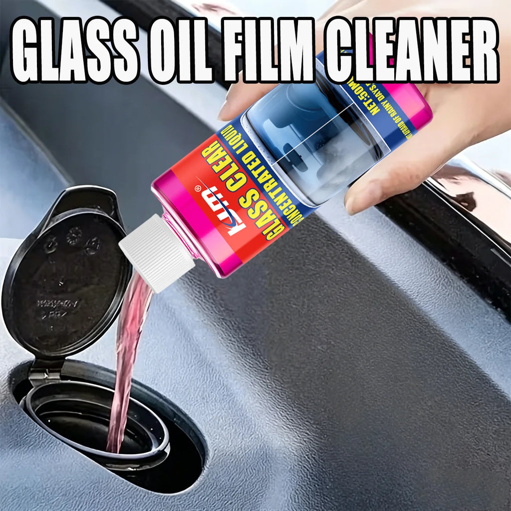 KJM Concentrated Car Glass Cleaner Windshield Washer Fluid Additive Streak-Free Formula for Clear Driving Vision