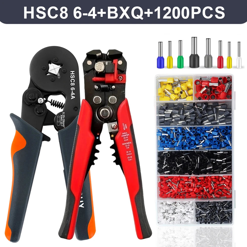 Wire Stripping Multifunctional Pliers For Cable Cut CrimpTerminal High Precision Automatic Hand Tool Crimper Cable Cutter