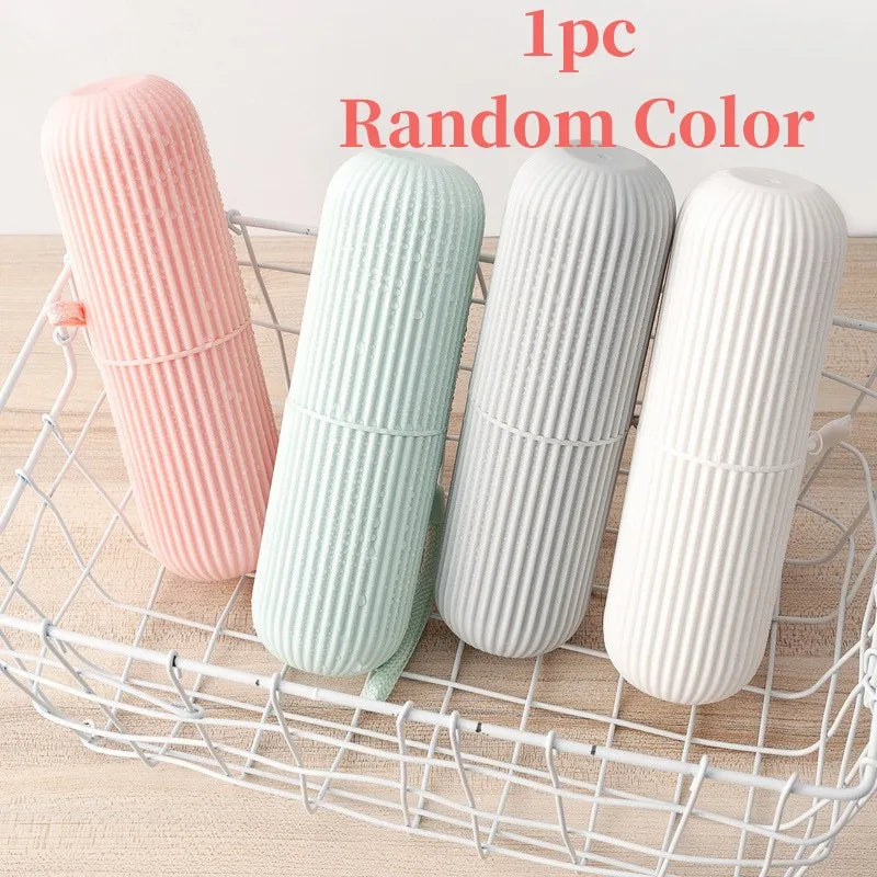 Personal Care Portable Storage Box Toothpaste Toothbrush Protect Holder Beauty Make Up Tool Case for Travel Camping Display