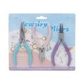 Carbon Steel Jewelry Pliers Needle/Chain/Round Nose Wire Cutter Tweezers Jewel Repair Handcrafts Beading Sewing Pliers Tool