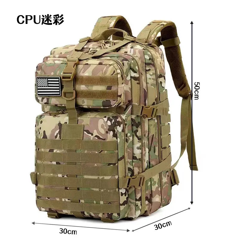 20L/45L 1680D Nylon Waterproof Trekking Fishing Hunting Bag Backpack Outdoor Rucksacks Tactical Sports Camping Hiking