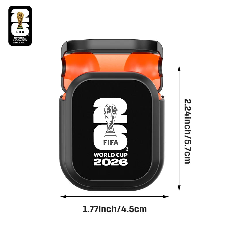 Wireless Bluetooth Earphones FIFA 2026 Limited Edition AI Translate In Ear Earbuds Hi-Fi Sound Fast Charge Clear Calls F26E01