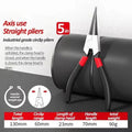 5-In Circlip Pliers Needle Nose Pliers Retaining Ring Pliers for Removing Installing Puller Locking Rings Shafts