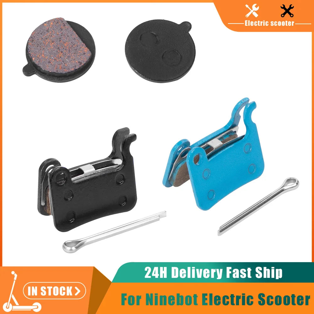 Front Rear Whell Brake Pad For Segway Ninebot ZT3 / ZT3 Pro Electric Scooter Disc Brake Semi Full Metal Pads Replacement Parts