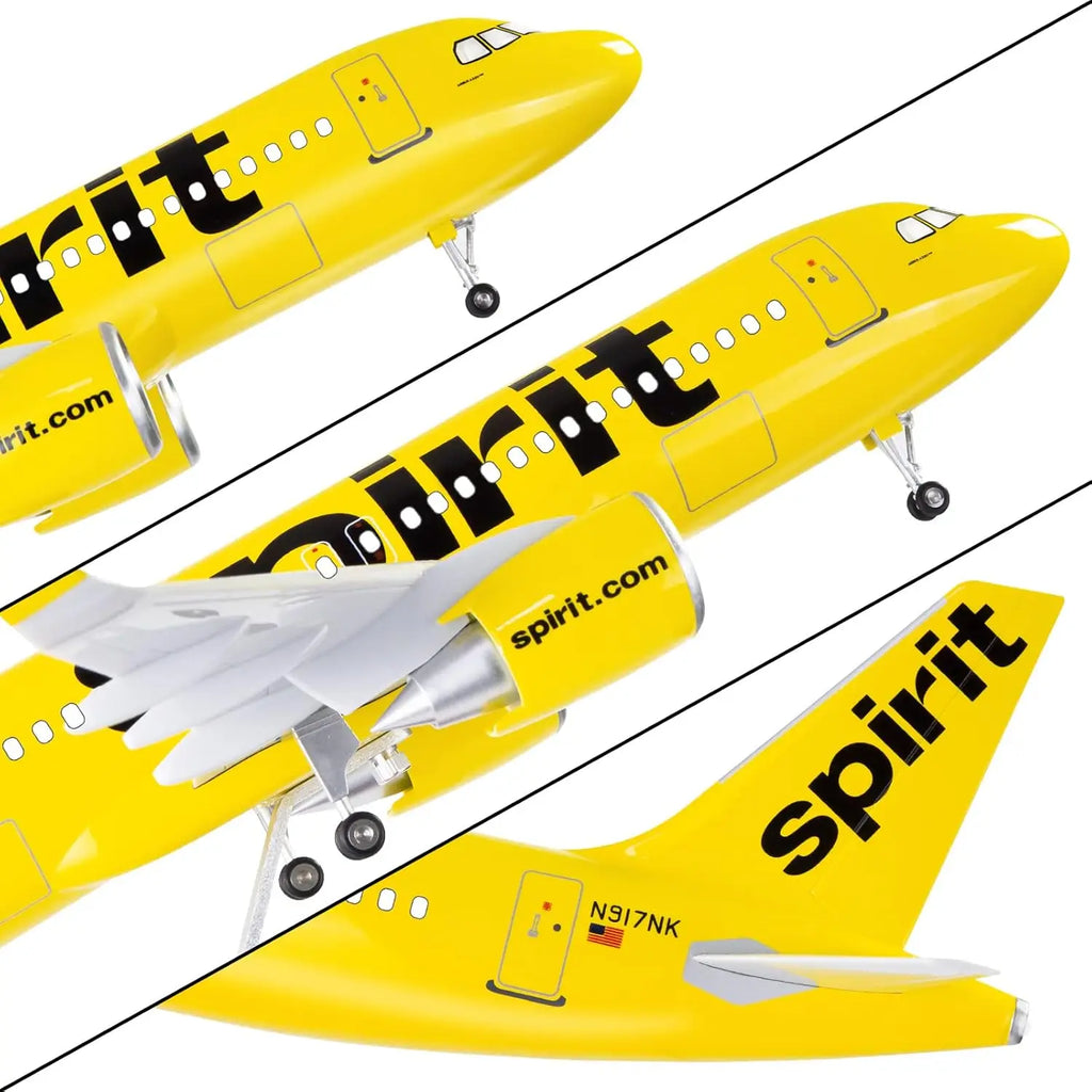47CM A320 Airbus American Spirit A320 Model Aircraft Kits 1:80 Scale Resin Die-Cast Airplane Souvenir Plane Toy Collection Model